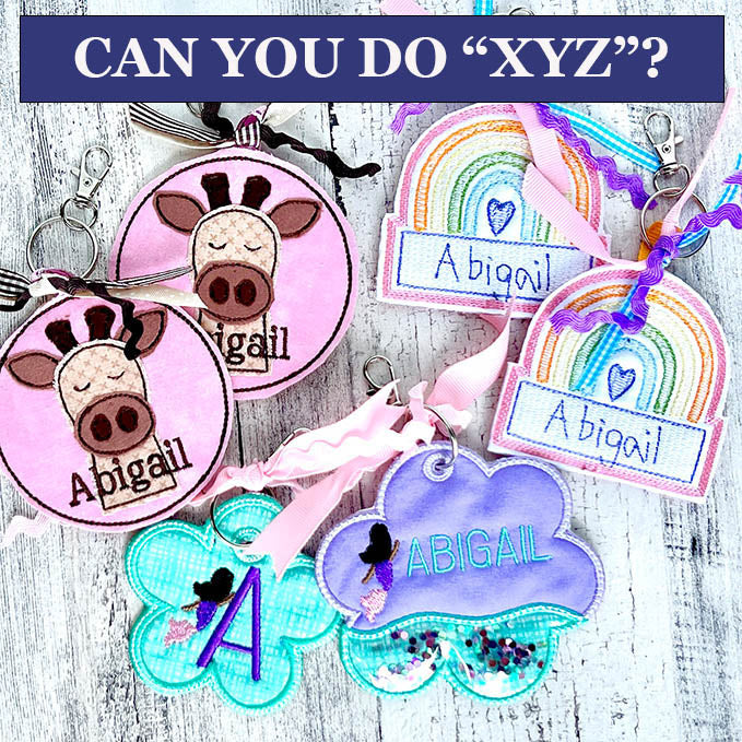 link to information about custom designs, what can I order, what do I sell