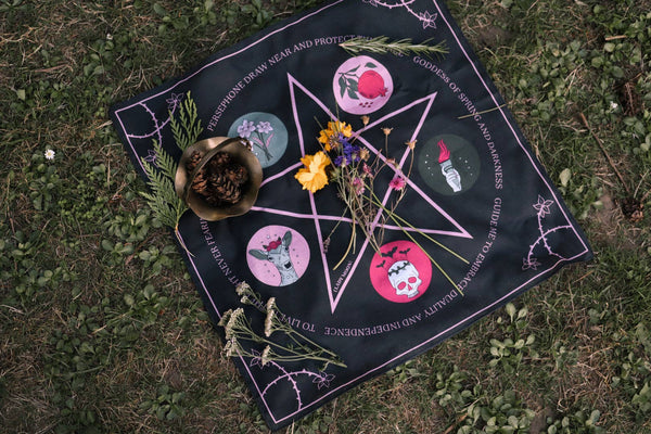 Altar Cloth Bandana: Persephone