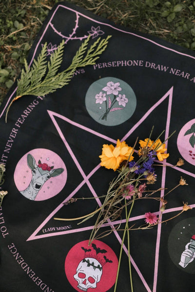 Altar Cloth Bandana: Persephone