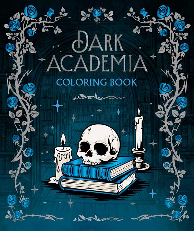 Dark Academia Coloring Book by Rockpool Publishing: Paperback; 72 pages / English