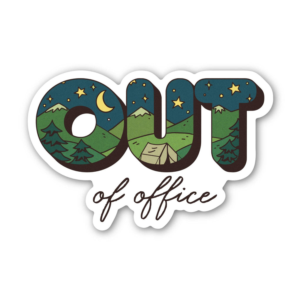 Out Of Office Nature Sticker