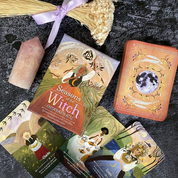 Seasons of the Witch – Ostara Oracle by Lorriane Anderson: Flashcards; 160 pages / English