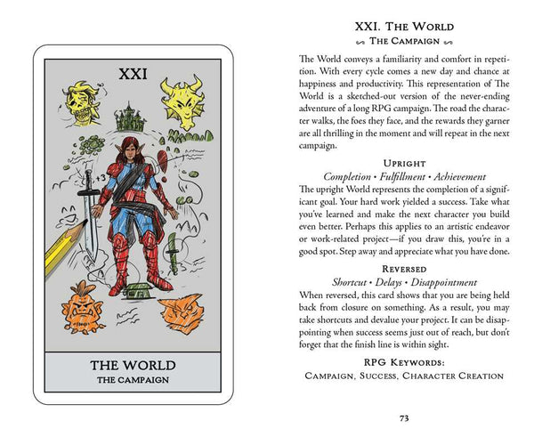 Ultimate RPG Tarot Deck by Jon Taylor: Flashcards; 78 pages / English