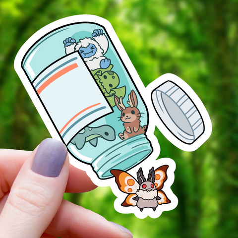 Cryptid Monster Medicine Sticker - 3