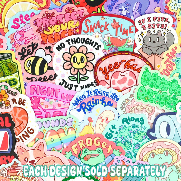 Friend to Pollinators Bee and Bat Vinyl Sticker
