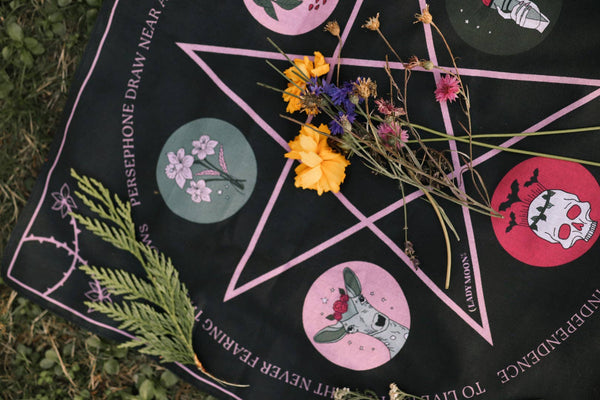 Altar Cloth Bandana: Persephone