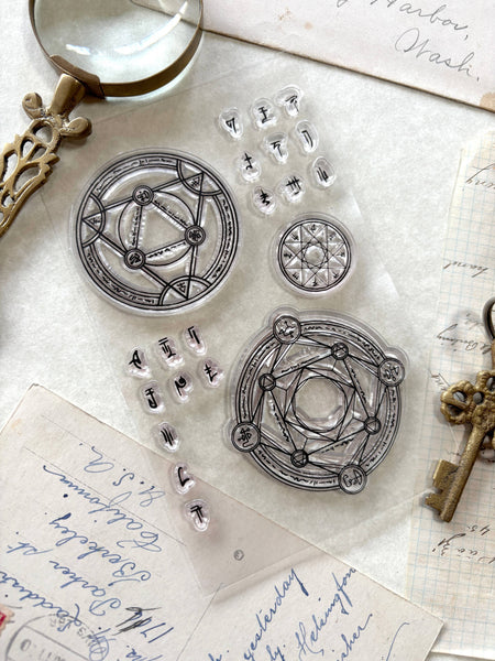 Arcane sigils clear stamps