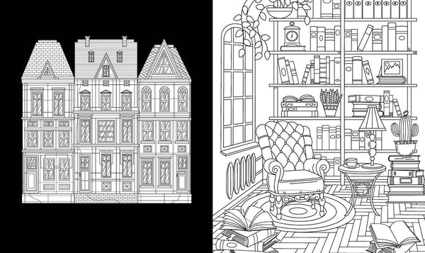 Dark Academia Coloring Book by Rockpool Publishing: Paperback; 72 pages / English