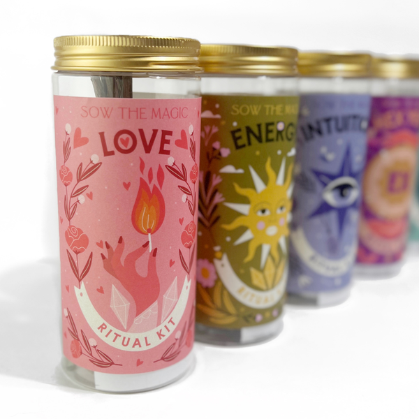 Intuition Ritual Kit with Amethyst, Palo Santo + Sage