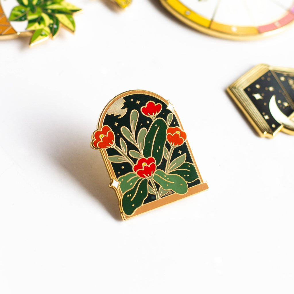 Nighttime Blossom Enamel Pin
