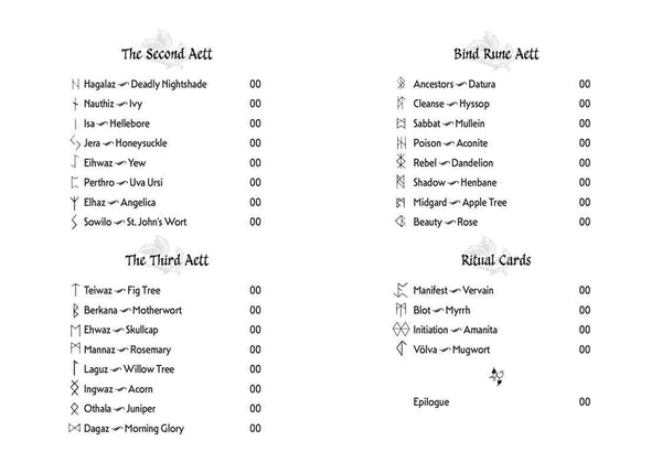 Runes and Roots Oracle by Nicolette Miele: Flashcards; 144 pages / English