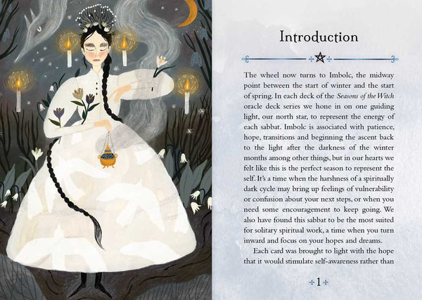 Seasons of the Witch: Imbolc Oracle by Lorriane Anderson: Flashcards; 144 pages / English