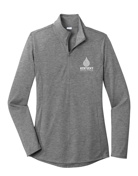 KBC Women's PosiCharge ® Tri-Blend Wicking 1/4-Zip Pullover