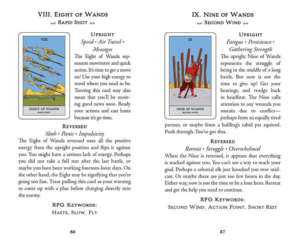 Ultimate RPG Tarot Deck by Jon Taylor: Flashcards; 78 pages / English