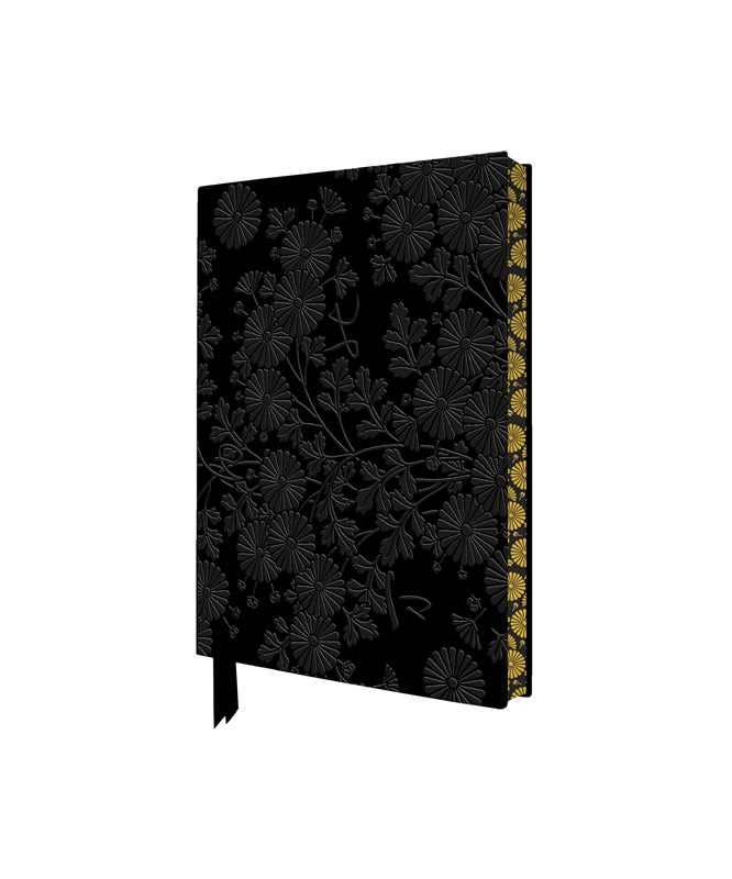 Uematsu Hobi: Box Decorated with Chrysanthemums Artisan Art Pocket Notebook (Flame Tree Journals) by: Notebook / blank book; 176 pages / English