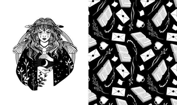 Dark Academia Coloring Book by Rockpool Publishing: Paperback; 72 pages / English