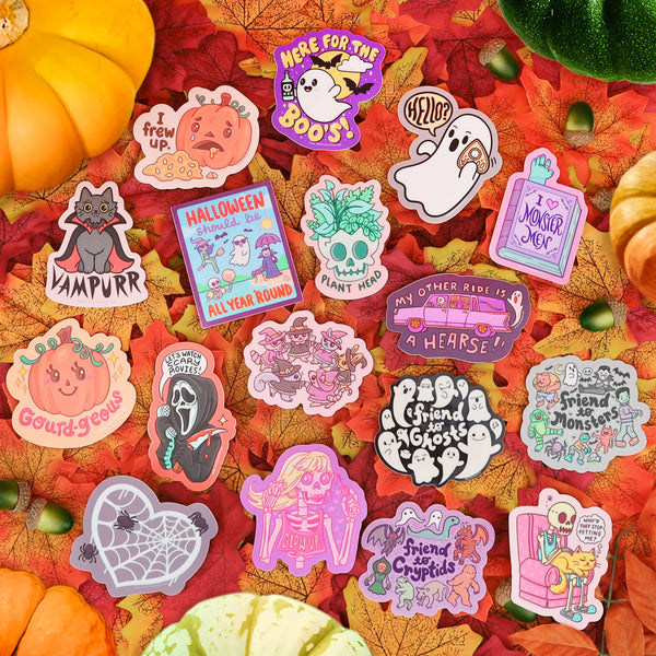 Friend to Cryptids Halloween Vinyl Sticker