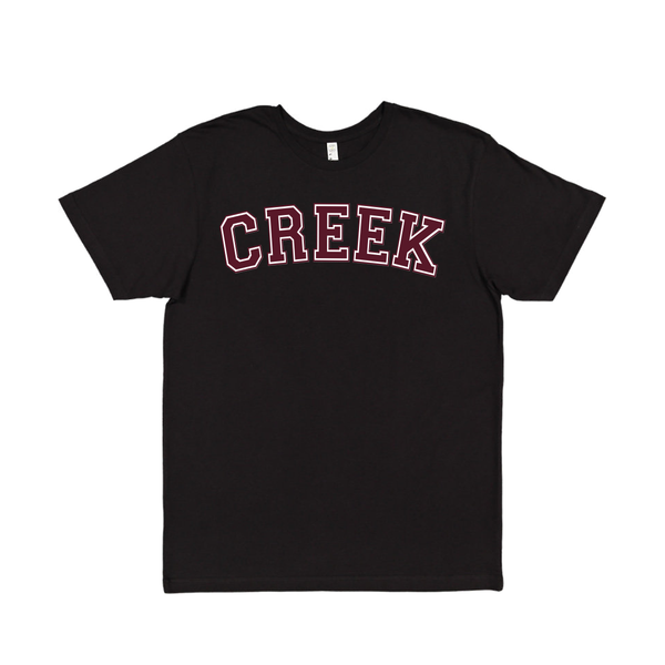 TCMS CREEK  in Black (UNISEX)