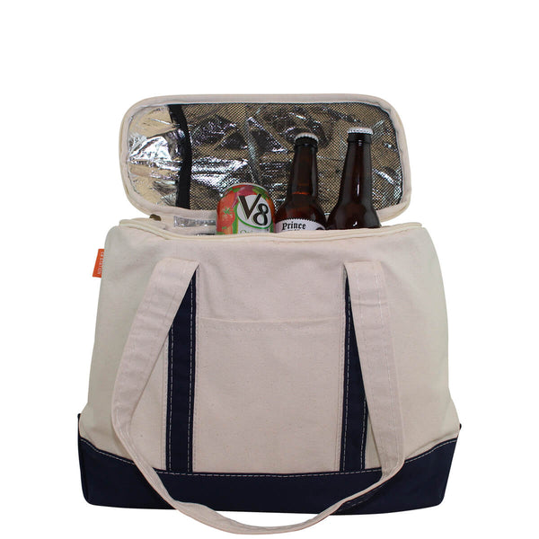 Clearance Canvas Large Lunch Cooler Tote (Red Only)
