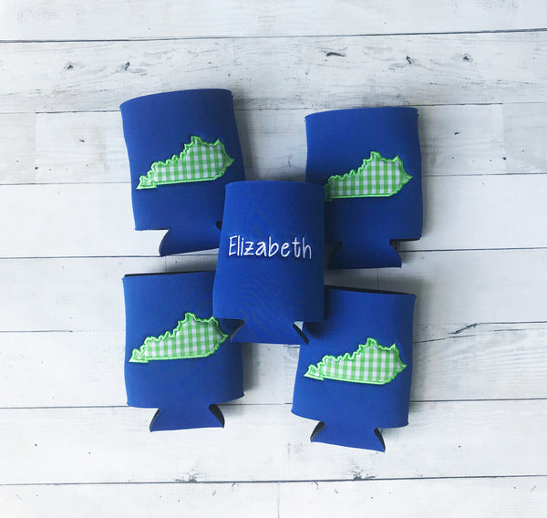 State Appliqué Beverage Can Sleeves