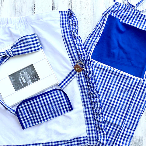 Blue and White Gingham Collection