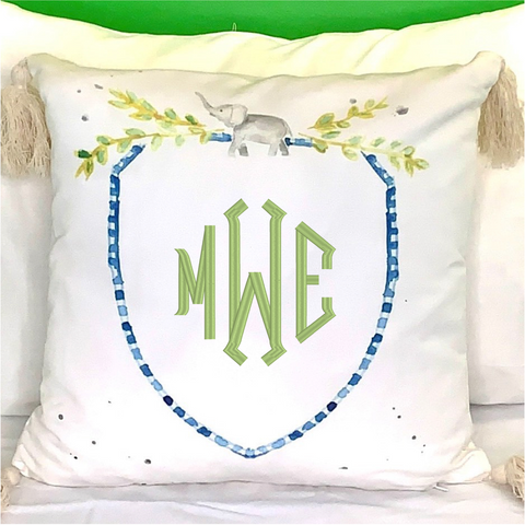 Baby Elephant Decorative Pillow