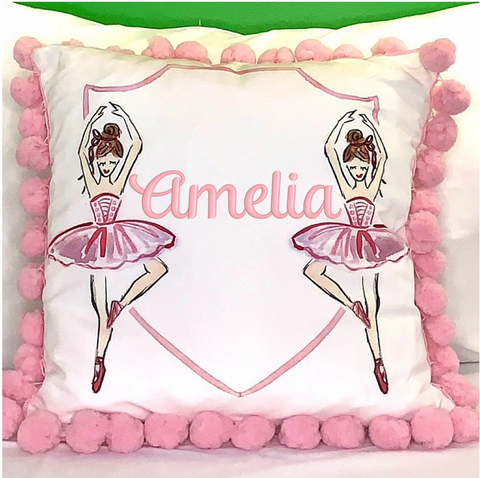 Ballerina Decorative Pillow