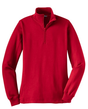 Ladies 1/4 Zip Sweatshirt