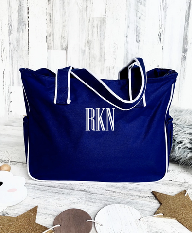 Navy Blue Diaper Bag
