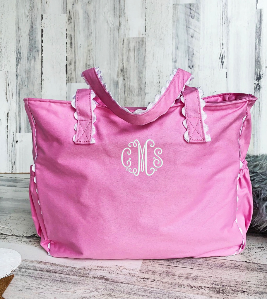 Pink Diaper Bag Firefly Needlework